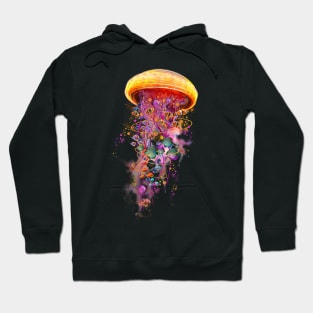 Electric Jellyfish World Hoodie